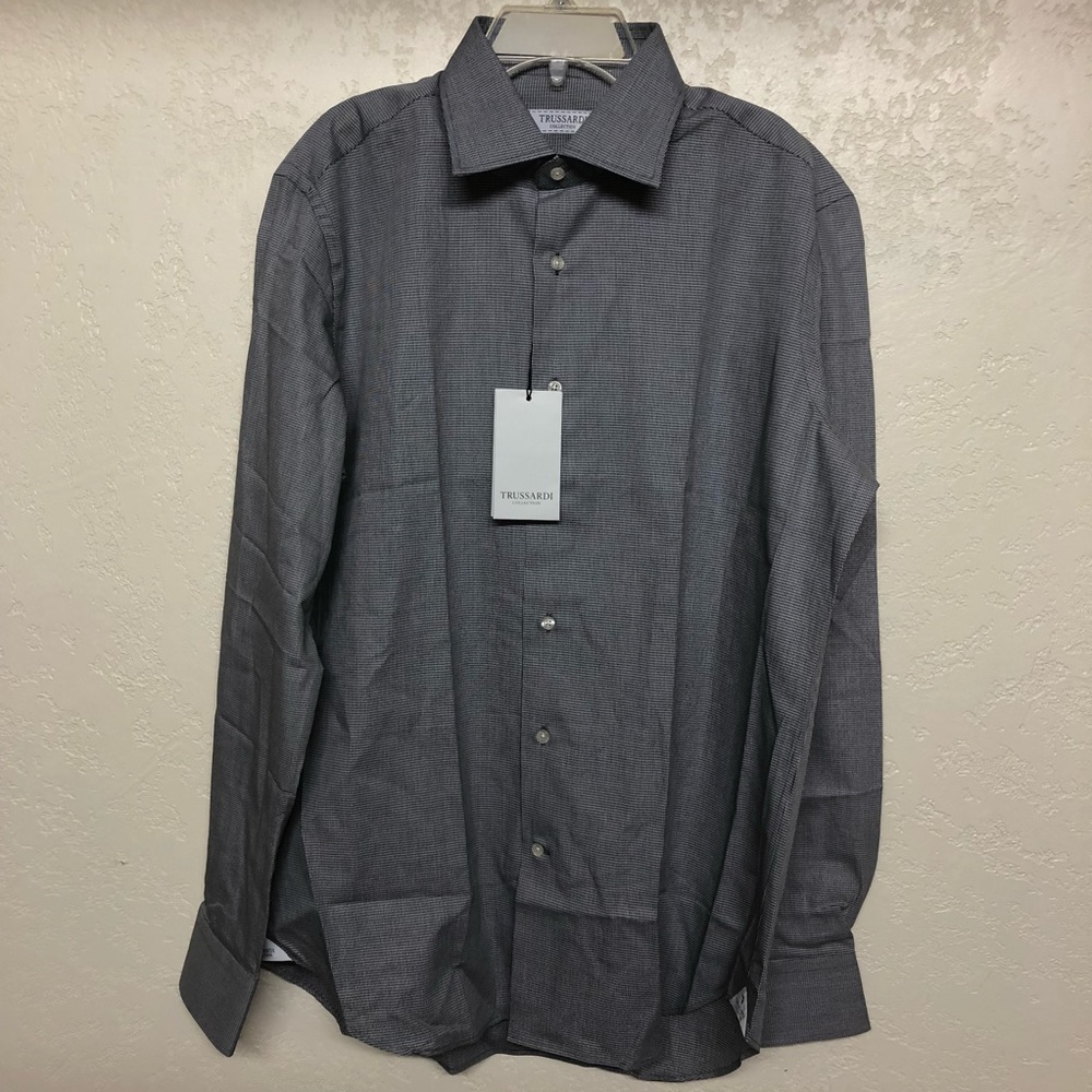 TRUSSARDI Collection Men’s Long Sleeves Polo